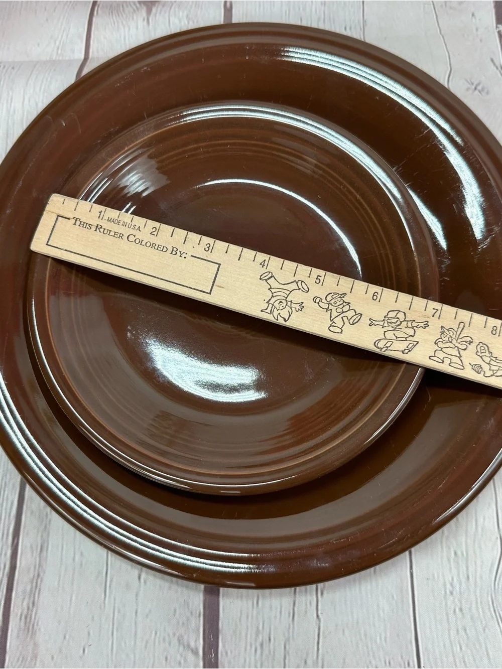 Fiesta Homer Laughlin retired chocolate Stoneware 4-Piece Dinnerware Set